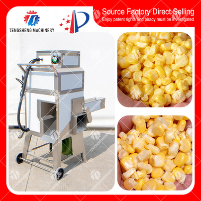 2.2KW Corn Thresher Machine Waxy Corn Fresh Corn Shelling Stainless Steel