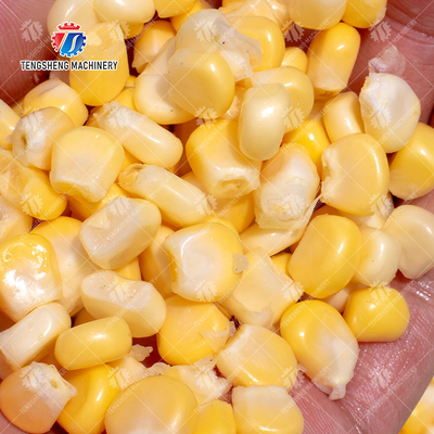 380V Electric Sweet Glutinous Corn Thresher 304 Stainless Steel Blade