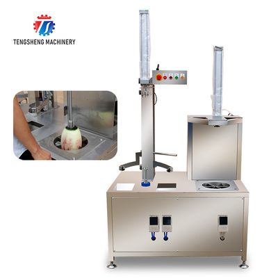 0.75KW 380V The source manufacturer peeling and slicing machine peeling and slicing melons and fruits quickly