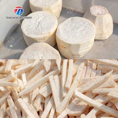 French fries cutting machine Potatoes and round tuber crops Carrots and longitudinal root vegetables Potato Carrot radish Taro Sweet potato Yam cucumber Cutting